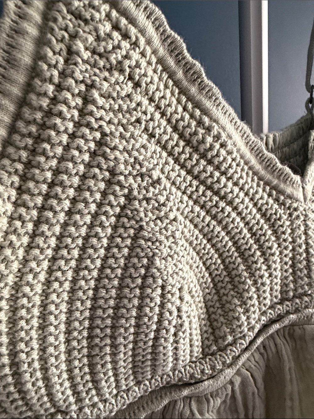Hollister Sage Green Knit Peplum Camisole - Picture 3 of 9